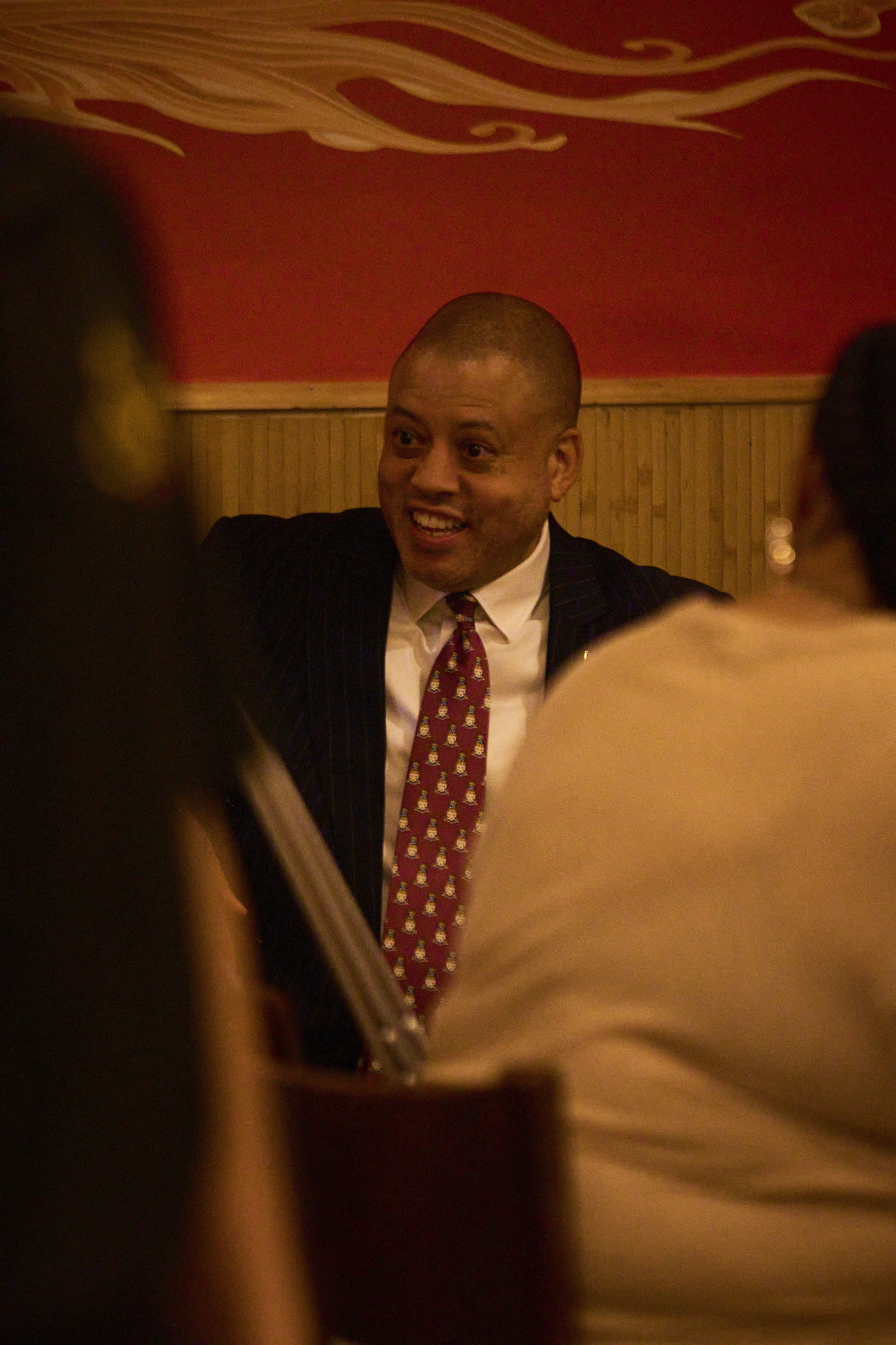 Guests enjoying cocktails at Silk